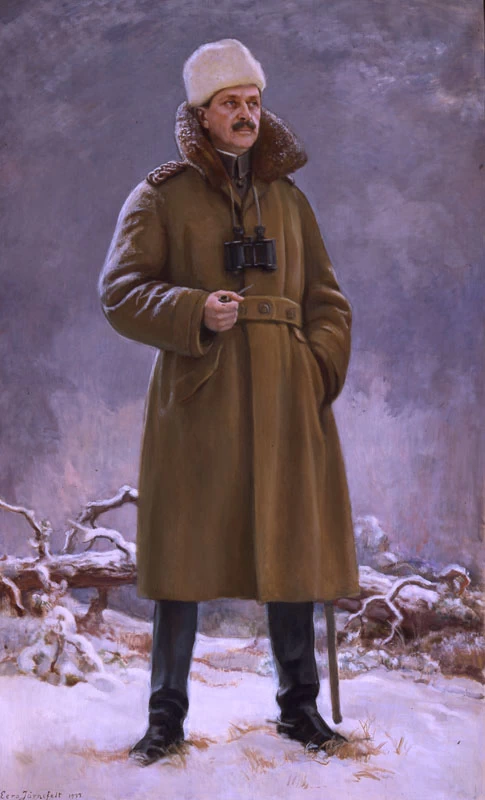 Eero Järnefelt - Ritratto del Generale Mannerheim a Vehmainen, UPM, Kymmenen Kulttuurisäätiö, Helsinki